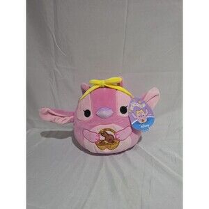 Squishmallows Disney Easter ANGEL Holding Chocolate Bunny, 8” Plush BNWT